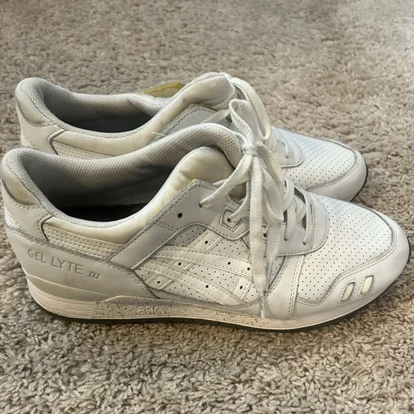 ASICS Gel Lyte III Men's White Sneakers - Picture 1 of 5